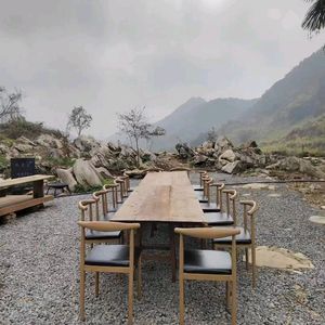 Qinghe Yuan Private Customized Firewood Chicken Hot Pot with Tea Brewing and Grilling Meat Team Building Party Hall