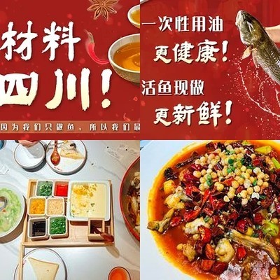 He Da Chuan • Golden Water Boiled Fish (Hua Wei Bridge Store)