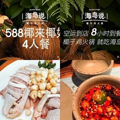 Hai Dao Shuo · Ye Coconut Chicken Hot Pot (Wangjing Wanxiang Hui Dian)