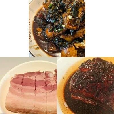 Salty Pickle Black Fish Rice