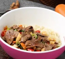 Stir-Fried Pig Liver Noodles