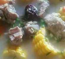 Pork Rib and Corn Soup