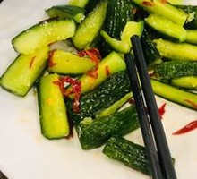 Sour Spicy Cucumber Strips