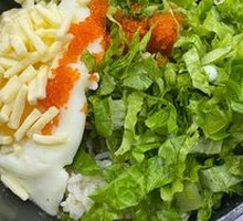 Garlic Cheese Fish Roe Rice Bowl