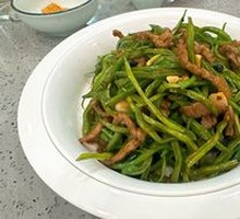 Beef Strips with Lentils
