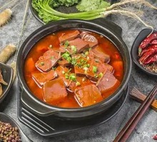 Duck Blood Hot Pot
