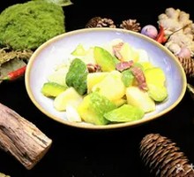 Ham, Potato, and Ginger Squash Stew