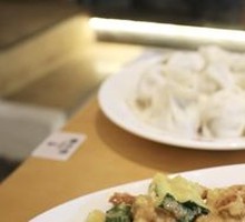 Cucumber with Fried Dough Sticks