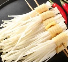 Tofu Skin Rolls with Enoki Mushrooms
