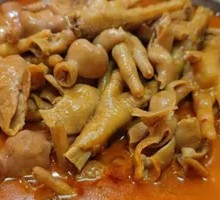 Fatty Intestine and Chicken Feet Stew