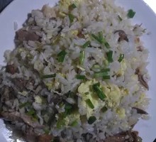 Duck Leg and Egg Fried Rice