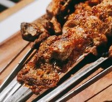 Lamb Skewers on Iron Rods