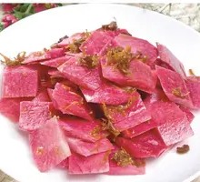 Cold-mixed radish salad