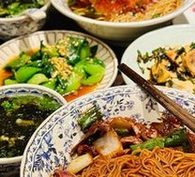 Stir-fried猪肝 and腰花 Noodles