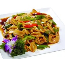 Stir-Fried Intestines with Green Peppers