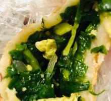 Leek and Egg Pancake