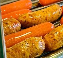 Grilled Sausage with Cold Noodles