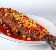 Dry-burned Sea Bass