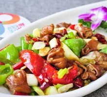 Spicy Pepper and Pig Intestines