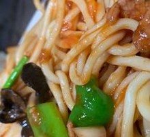 Fried Meat Noodles