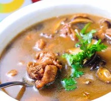 Chicken Stewed with Mushrooms