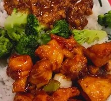 Chicken and Beef Curry Rice