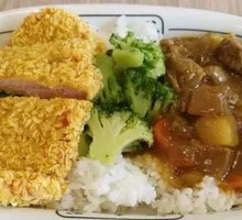 Hepo Curry Thick Pork Cutlet Rice