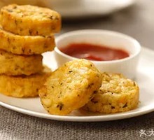Scallion Roasted Potato Pancake