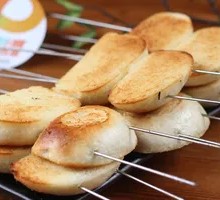 Grilled Steamed Bun Slices