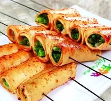 Stuffed Tofu Skin Rolls