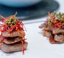 Sautéed Beef with Flower Pepper Sauce