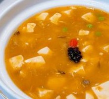 Crab Roe Shrimp Tofu