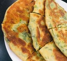 Scrambled Egg and Green Onion Pancake
