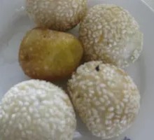 Glutinous Rice Balls Fried