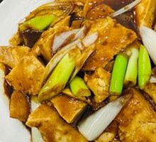 Stir-Fried Tofu with Green Onions