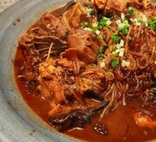 Chicken Stewed with Mushrooms