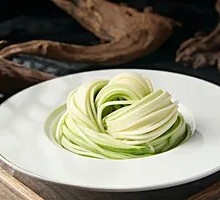 Cold shredded zucchini salad