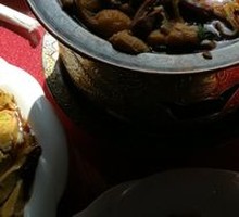 Stewed Donkey Intestine in Flat Pan