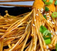 Tofu Skin Rolls with Enoki Mushrooms