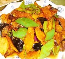 Three Fresh Vegetables Rice Bowl
