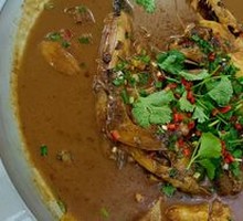 Deep-sea Flounder Head with Flatbread
