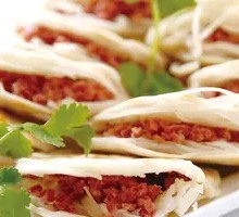 Ham-filled Flatbread