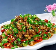 Sliced Chicken with Preserved Vegetable