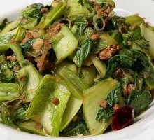 Minced Pork with Vermicelli and Bok Choy