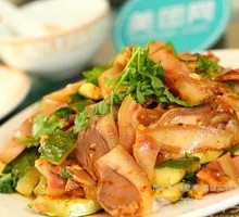 Cold-mixed pig's head meat