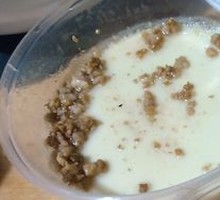 Minced Meat Steamed Egg