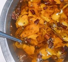 Sichuan-style boiled grass carp