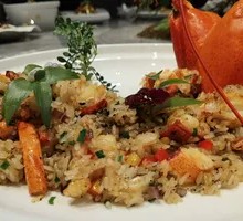 Black Truffle Sticky Rice with Lobster