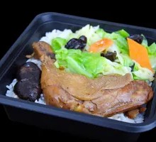 Chicken Leg Rice with Mushrooms
