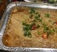 Aluminum-Wrapped Enoki Mushrooms